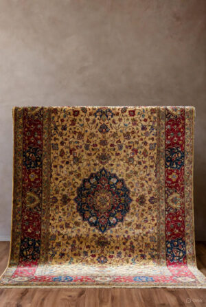 Masterpiece Pure Silk Qum Rug