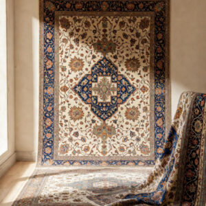Bespoke Silk Qum Rug